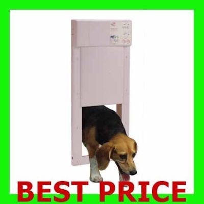 AUTOMATIC PET DOOR 8 X 10 OPENING ELECTRONIC DOG CAT