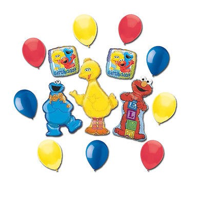 COOKIE MONSTER Birthday Balloons Decorations Supplies Party Sesame 
