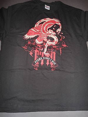 EVERY TIME I DIE Eagle & Snake Logo T Shirt **NEW music band concert 