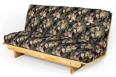 Full Size SuperEZ Futon Frame Sofa Bed & 8 Mattress