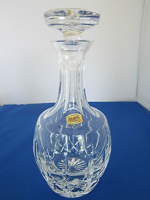 Atlantis Crystal Spirits Decanter Acid Etched