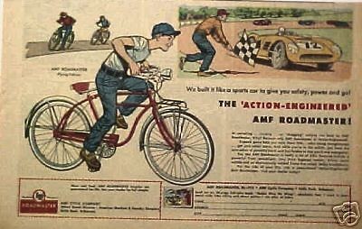 1957 AMF Flying Falcon Roadmaster Bike/Bicycle Vintage Transportion 