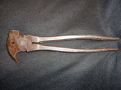 Vintage Austria Barbed Wire Fence Pliers, Vintage Farm Tool