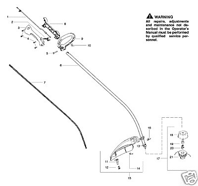 FLEXSHAFT WEED EATER FL26 FL25LE FL25 530095803