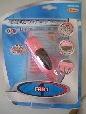 THUNDERBIRDS FAB 1 CAST PULL BACK AND RUN F.E.V.E. 3.1/2LONG 90MM