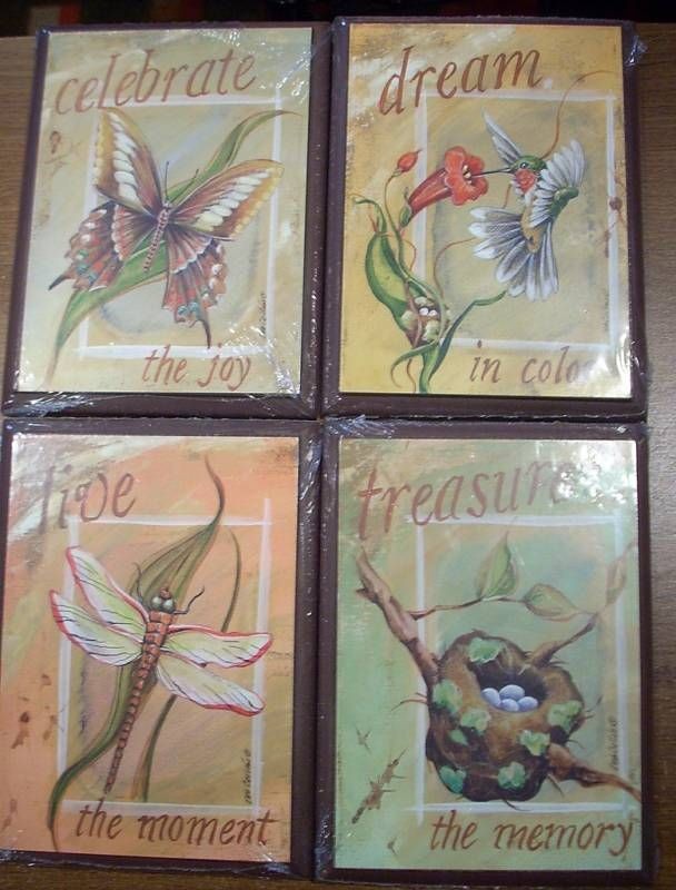 HUMMINGBIRD, BUTTERFLY, DRAGONFLY OR BIRDS NEST PLAQUE