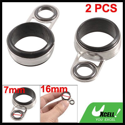 Pcs 7mm Eyes Inside Dia Fishing Rod Guide Pole Repair Kit