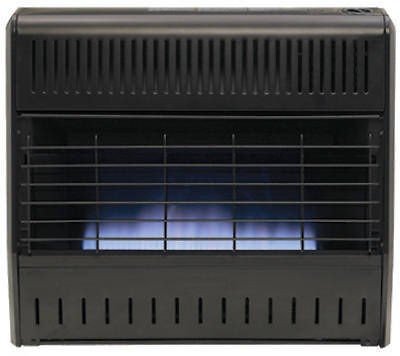   World 30,000 BTU Blue Flame Natural or Propane Gas Garage Wall Heater