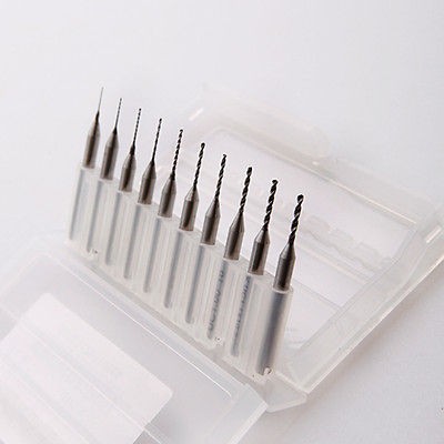 10x 0.3 1.2mm Carbide PCB Drill Bits for Dremel Jewelry CNC drilling 