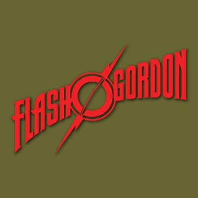 Flash Gordon 1980 Queen Album Art Vinyl Sticker VLFG80