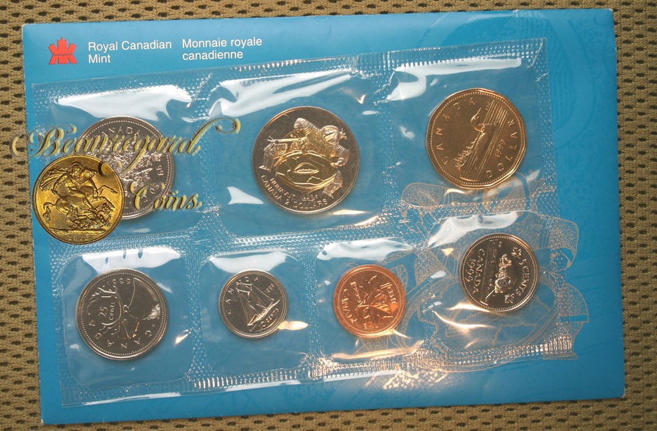 1999 Proof Like set NUNAVUT MULE