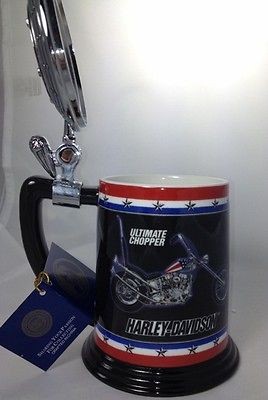   Mint HARLEY DAVIDSO​N EASY RIDER ULTIMATE CHOPPER Stein Tankard NEW