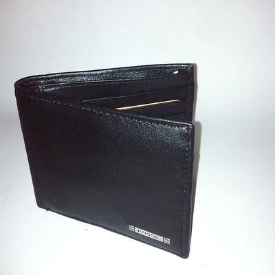 Fossil Evans Zip Passcase Wallet in Black for Men