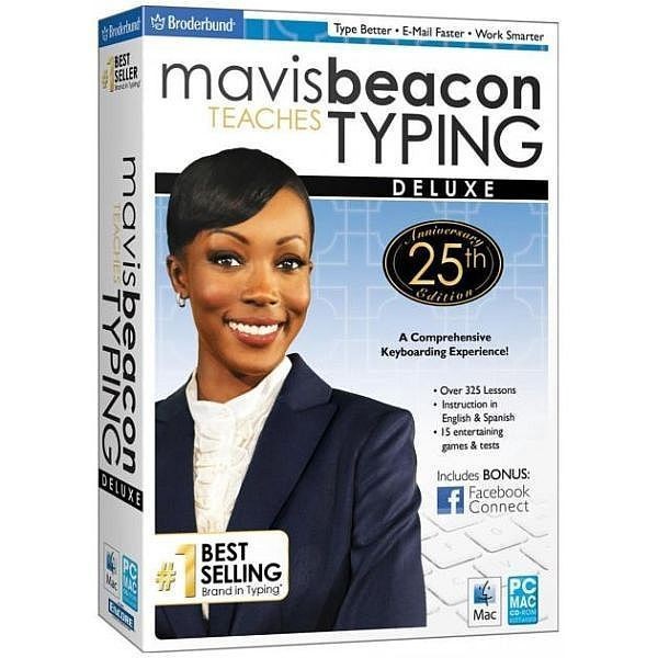 Mavis Beacon Teaches Typing Deluxe   25th Anniversary Edition   NEW