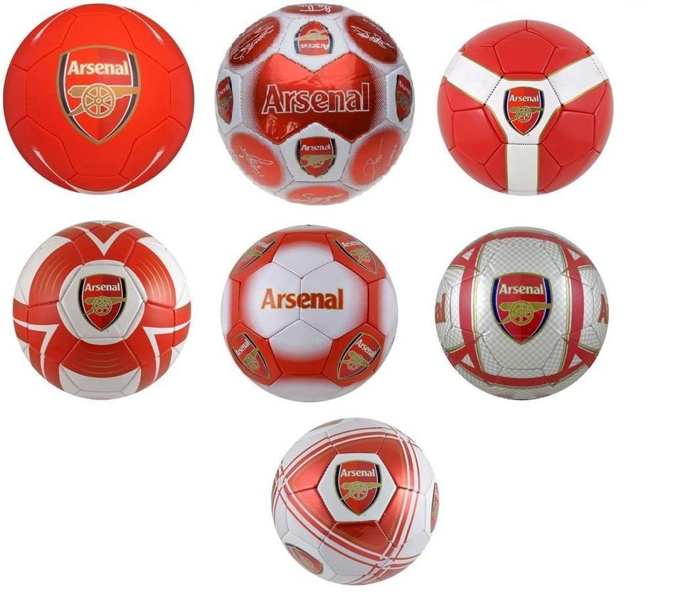 OFFICIAL ARSENAL FC FOOTBALLS   SIZE 5 & 1 SKILLS MINI BALLS NEW GIFT 