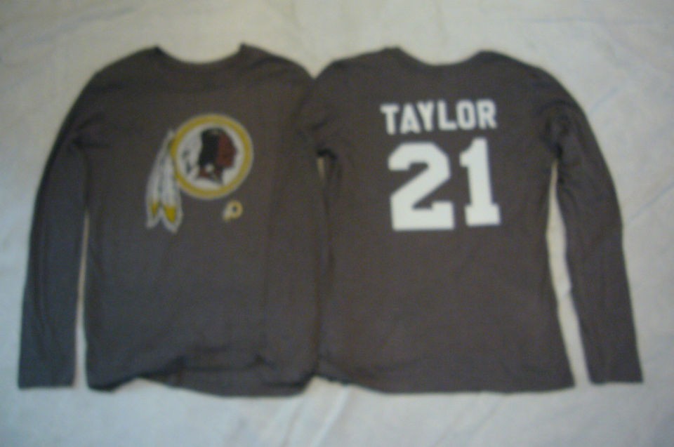   100% Licensed NFL LADIES Womens Redskins SEAN TAYLOR Jersey Shirt GRAY