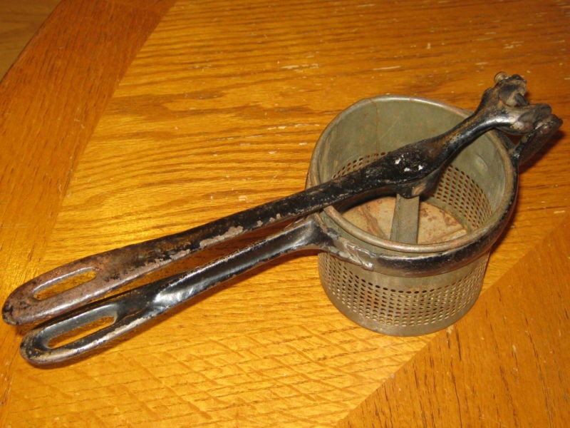 Vintage Fruit Tomatoe Juicer Masher good for decor