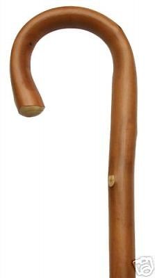   NATURAL CHESTNUT CROOK 36 LONG TV SHOW HOUSE WALKING CANE STICK