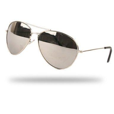 FULL MIRROR OR SMOKE LENS AVIATOR SUNGLASSES new with Microfiber Bag 