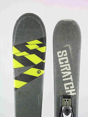 Used Rossignol Scratch Twin Tip Jr. Kids Skis with Binding 118cm A