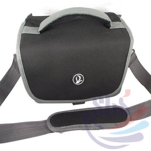   Canvas DSLR Camera Case Bag for Canon Nikon Pentex Fujifilm Samsung BK