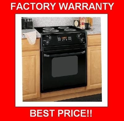 GE Profile™ 27 BLACK Drop In Electric Range, Coil Top, J1BLBB 