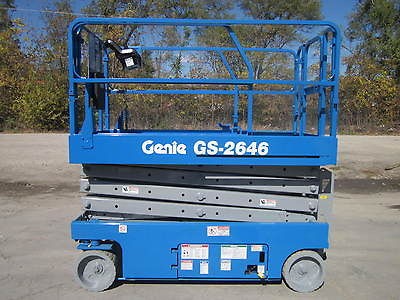 2004 GENIE GS2646 SCISSOR LIFT MANLIFT BOOM AERIAL JLG SKYJACK