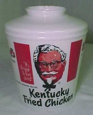 KENTUCKY FRIED CHICKEN WHITE GLASS GLOBE MINT