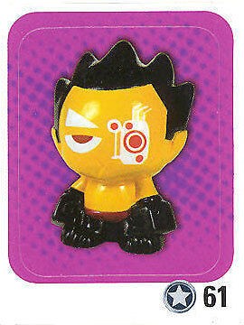 GoGos Crazy Bones   Sticker Only Series 1   AWA SHIMA #61 (Wanted 