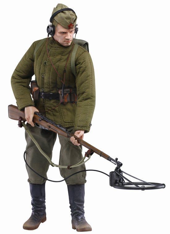   Scale 12 WWII Soviet Infantry Mine Detector Vladimir Kozlov 70810