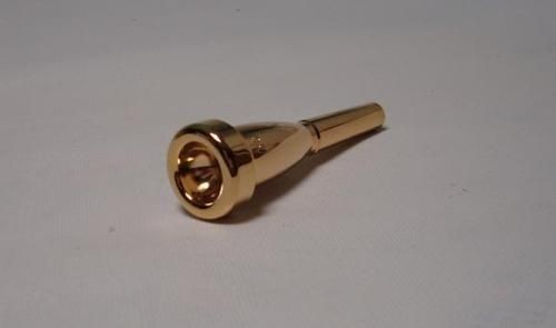 Gold Trumpet Mouthpiece, Meg 3C Size for Bach, New