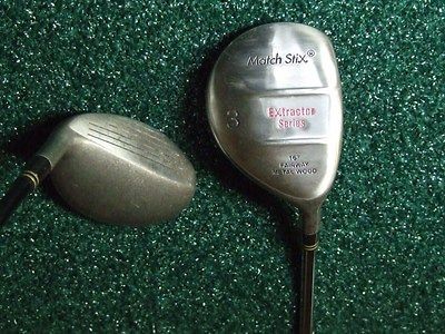 MENS GOLF CLUBS   RIGHT HAND MATCH STIX EXTRACTOR 16deg 3 WOOD 