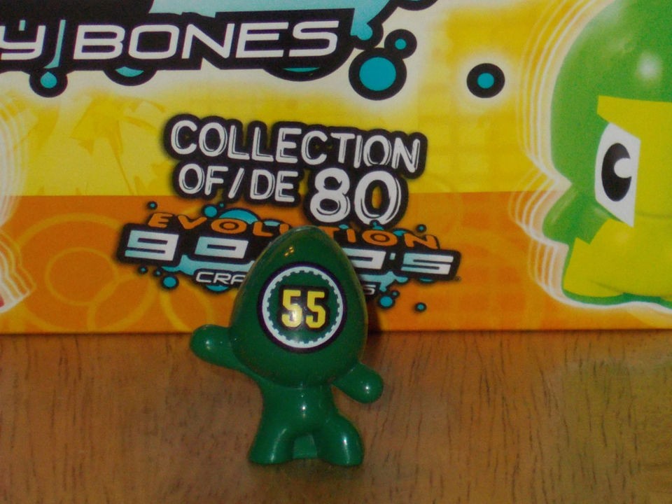 Gogos Evolution Series 2 CRAZY BONES Figure RACETOR #5 Dark Green OOP