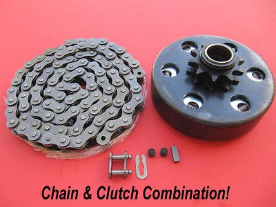 MINIBIKE GO CART CLUTCHES, GO KART PARTS. 456 C 5/8  CLUTCH & CHAIN 