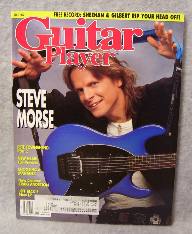 GUITAR PLAYER MAGAZINE   OCTOBER 1989 (STEVE MORSE)