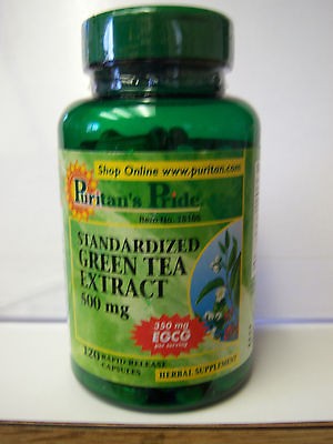 GREEN TEA EXTRACT 500 mg Standardize​d with EGCG 350 mg 120 Capsules