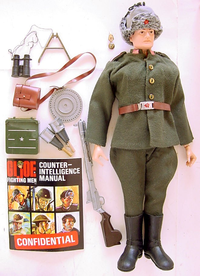 1960s RUSSIAN INFANTRYMAN GI JOE w MEDAL & EQUIPMENT SOTW