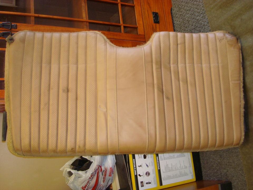 82 GTA FIREBIRD TRANS AM REAR BACK OF BACK SEAT LEATHER