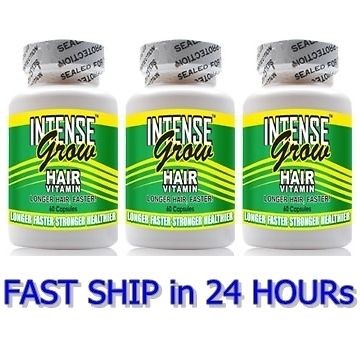 INTENSE GROW Fast Hair Growth Vitamins GUARANTEE