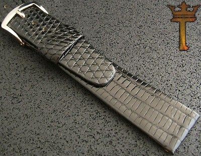 NOS 3/4 Hadley Roma USA Lizard Vintage Watch Band