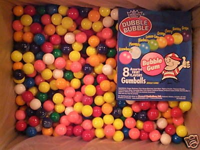 ASSORTED Gumballs Vending 3/4/19mm 2lbs Approx 225pcs