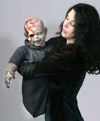 HALLOWEEN ZOMBIE ZACK BABY EVIL PUPPET PROP DECOR