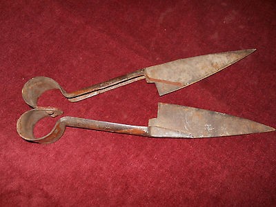 Antique Sheep Shearing Shears Scissors Non Electric 6 1/2 in Blades 