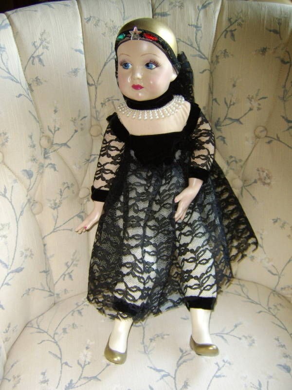 Lovely Hand Made Gypsy Lady Porcelain Doll