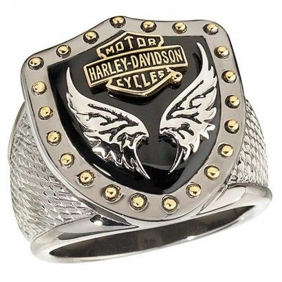 Harley Davidson® Black Knight Mens Ring SZ 11 from the Franklin Mint 