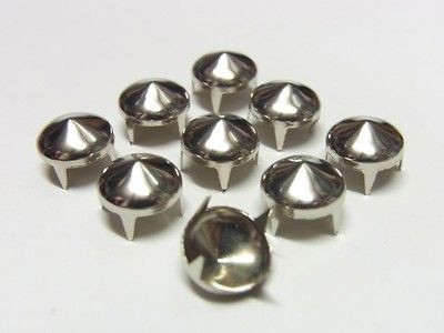 10mm Cone Studs Spots Nickel Punk Rock Spike 100pcs Spike Leather 