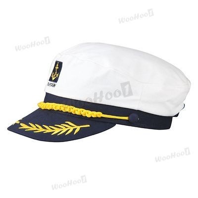 Captain Boating Sailor Sea Navy Marine Hat Cap Party