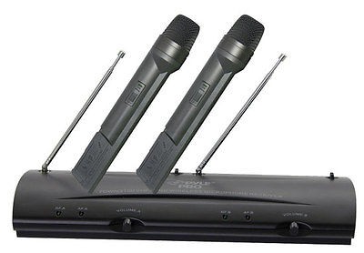   PDWM2100   Professional Dual VHF Wireless Handheld Microphone System