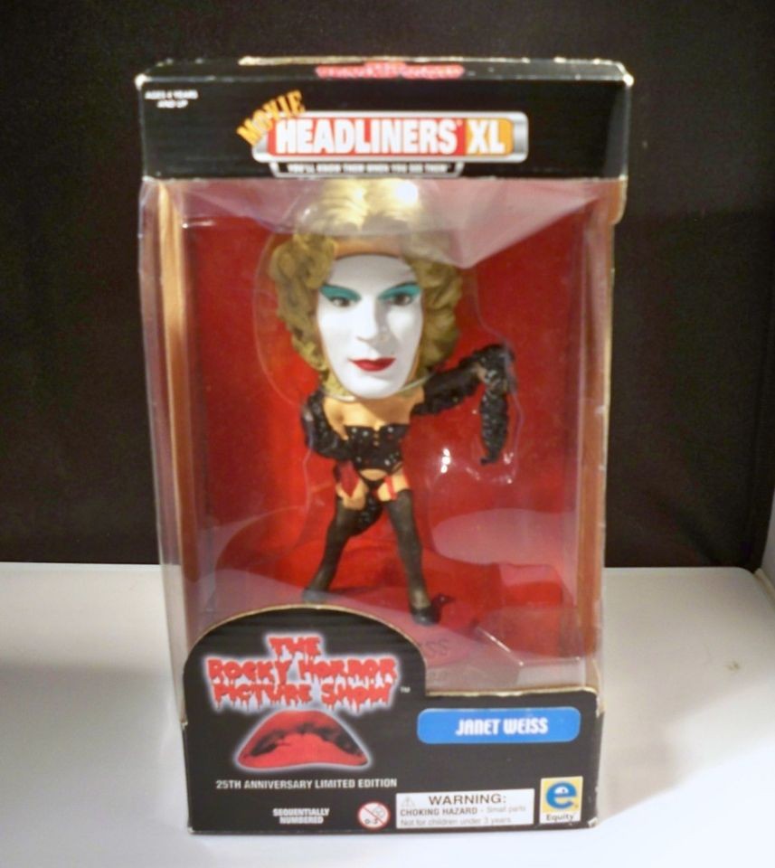 Rocky Horror Picture Show Headliners XL JANET WEISS FIGURE W. COA New 