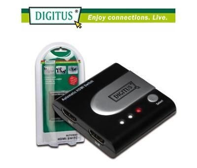 DIGITUS Automatic HDMI Video Switch 2 to 1, HDMI 1.3b compliant max 